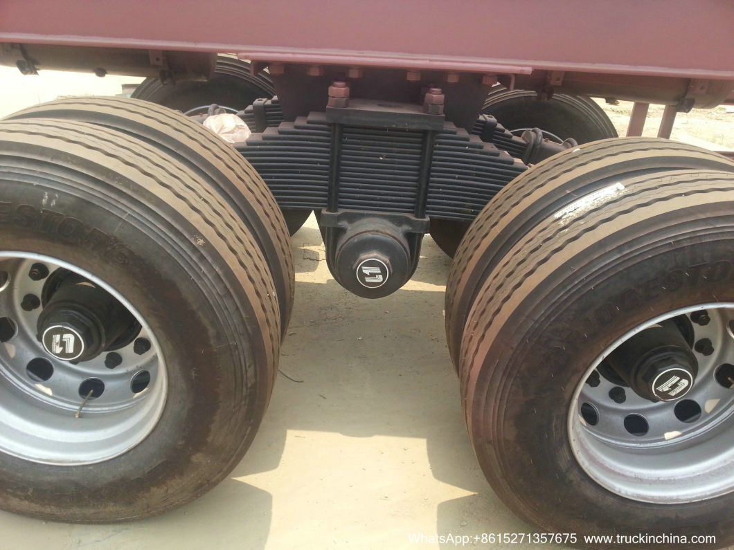 2 Axles Dilute Sulfuric Acid Tank Trailer Dangerous Acid Tank Trailer (DUAL AXLE ACID TANKER SEMI TRAILER 32T Bogie type suspension)