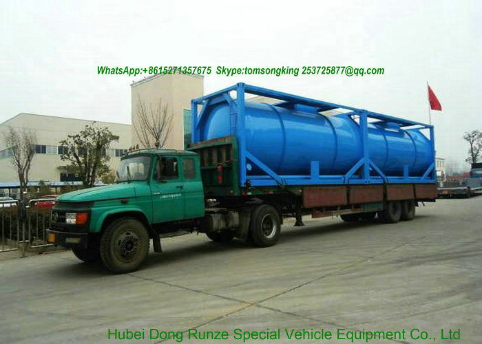 ISO Tank Container 20FT for Wast Water (Carbon Steel/Lined PE /Stainless Steel SS304 Transport Sewage Wast Water, Wast Oil, Wast chemical liquid)