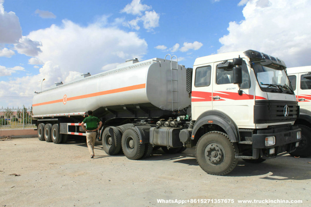 60t Tank Semi Trailer for Transport Fuel, Diesel, Oil with Heat Insulation (60000L -70000L Road Tanker)