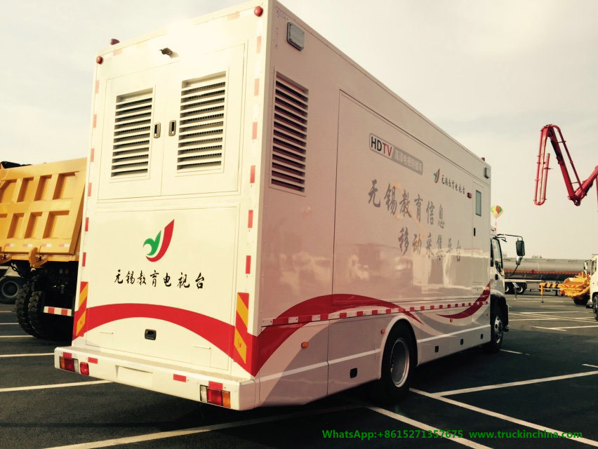 Isuzu HD Ob Van (4 HD HDTV Outdoor Broadcasting OB Van For TV Studio)