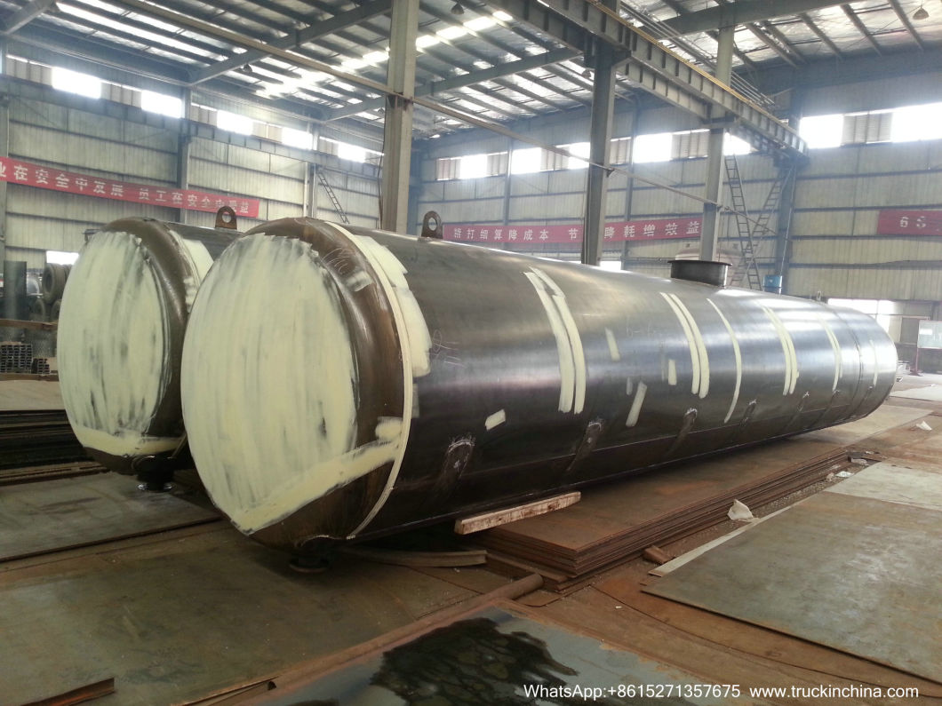 Customizing Acid Tanker Body Part for Trailer Transport (Steel Lined Plastic LLDPE 16mm Tank Capacity 22-36M3 Hydrochloric Acid Dilute Sulphuric Acid chemical)