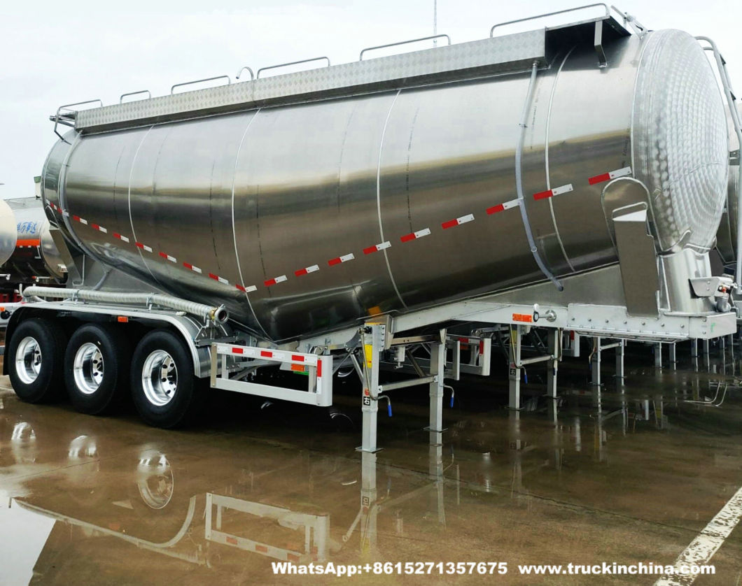 Customizing Aluminum Alloy Bulk Cement Tanker (Transport Fly Ash, Flour, Powder Material)