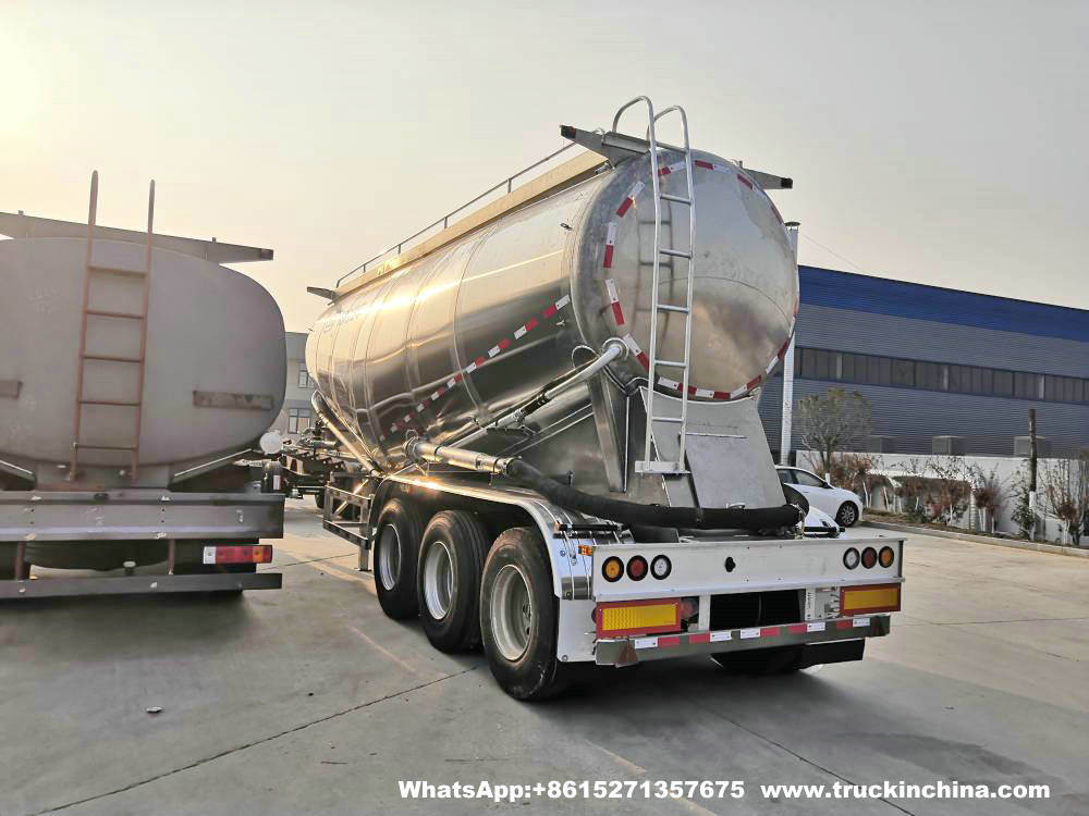 Customizing Aluminum Alloy Bulk Cement Tanker (Transport Fly Ash, Flour, Powder Material)