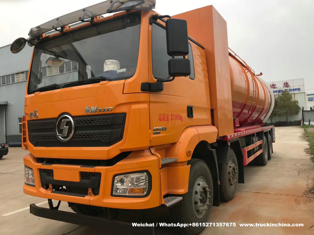 Shacman H3000 Jet VAC Tankers Supersucker Combined Vacuum Jetting Tanker Trucks (Vacuum Jetting Flushing combination truck)