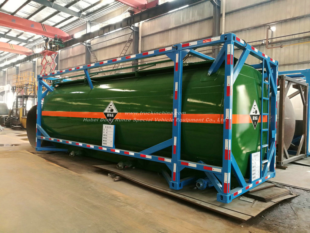 Hydrocyanic Acid Tank Container ISO 20FT-30FT (Hydrogen Cyanide HCN) Un 1051 Portable Tank Steel Lined LDPE also for HCl (max 35%)