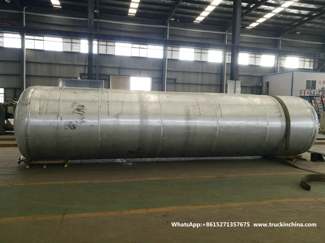 Nitric Acid Tanker Trailer Used for Transporting Nitric Acid Acetic Acid (Made Of Pure Aluminum, 2-3 Axles Road Tanker)