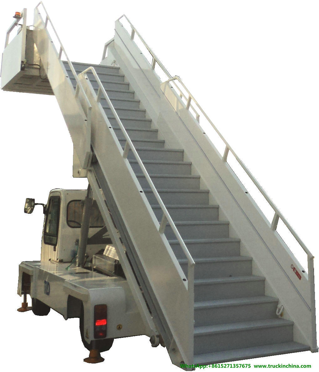 Aircraft Passenger Stairs for Airport Passenger Boarding (ISUZU. FOTON. JMC. DONGFENG Diesel or Electric Power Aviation Stairway)