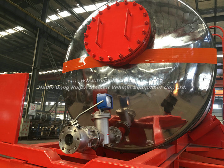 40FT Sulfur ISO Tank Container (Insulated Cladding Stainless Steel 316L Tank for Liquid Molten Sulfur Transport Storage)