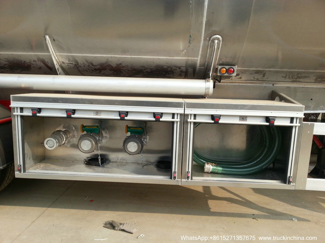 42000L Aluminum Alloy Fuel Tank Trailer (ALCOA 5083 BPW Air Ride Spring 3 Axles Front Axle Liftable with ECO ADR Compatible Tankers)