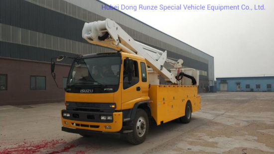 Isuzu Insulation Manlift 18m -20m Electric Working