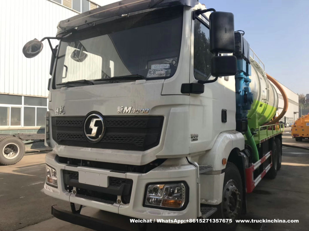 Shacman vacuum Jetting Tanker (Vacuum Tank Combined Tank Stainless Steel)
