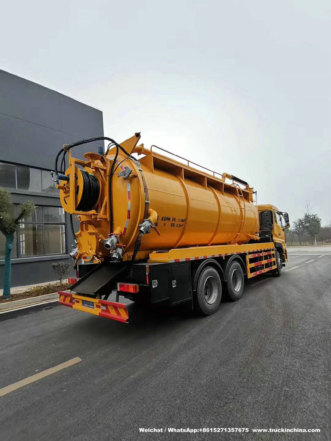 Dfl Supersucker Combined Vacuum Jetting Tanker Trucks (9CBM Water tank and 11CBM Sewage tank Jet VAC Tanker)