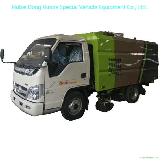 Mini Right Hand Drive Forland Truck Mounted Vacuum Road Sweeper 2.5m3
