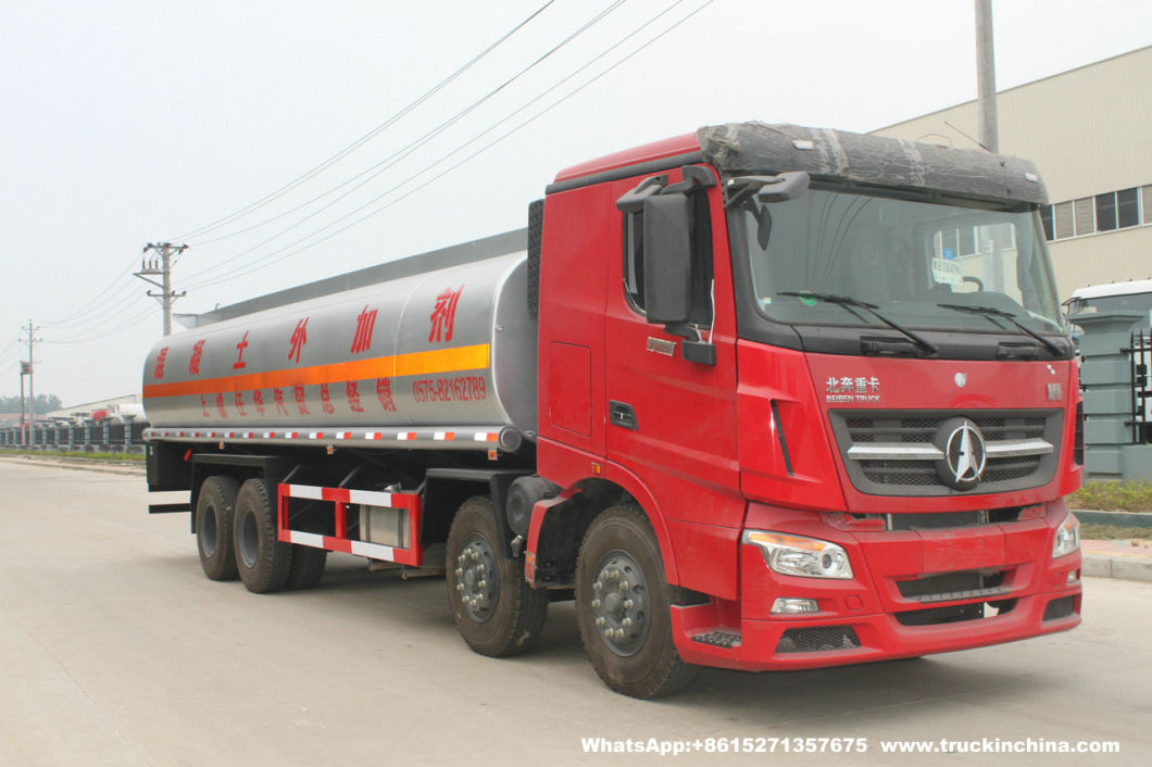 Beiben Stainless Steel Tanker Trucks V3 for Transport Concrete Water Reducing Admixture