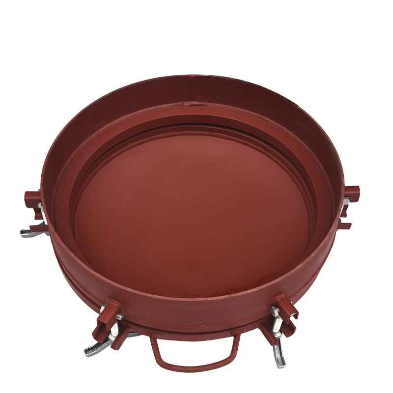 Double Flanged Carbon Steel Manhole Cover for Sulfuric Acid Tank, Bulk Tank, Chemical Oil Liquid Tank Truck Manhole (DN300 -500mm 0.2-0.4MPa)