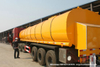 33t Asphalt Tanker for Liquid Hot Bitumen Transport with Heating System Rockwool Wraped Insulation with Baltur Diesel Oil Burner Generator