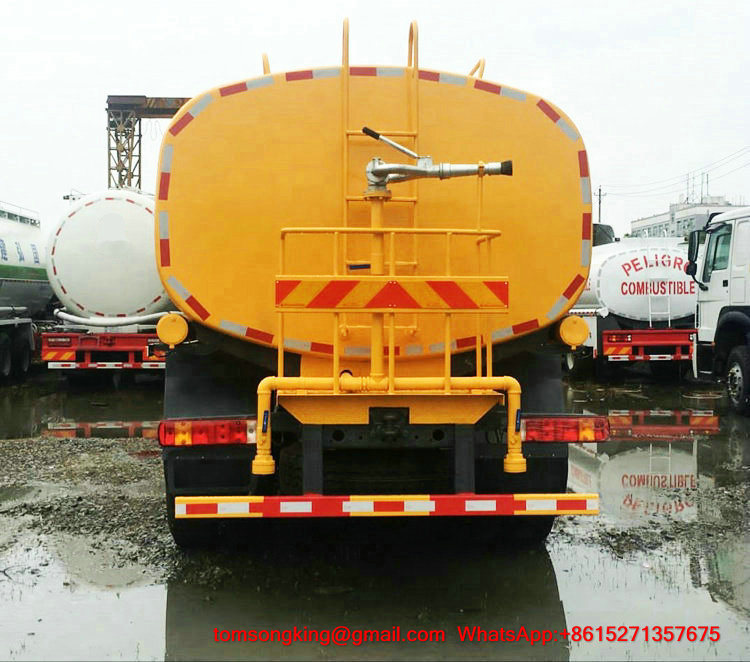 Sinotruck HOWO 6X4 Water Tank Bowser Truck Capacity 15 Tons 18 Tons 20 Tons Water Sprinkler Truck (336HP 371HP 15000L 18000L 20000L)