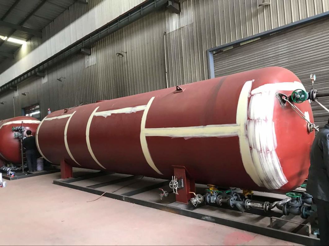 25000liters LPG Filling Plant with Two Dispenser for 12 Tons LPG Cooking Gas Cylinder Filling Station Skid Mounted Tank of Easy Transport