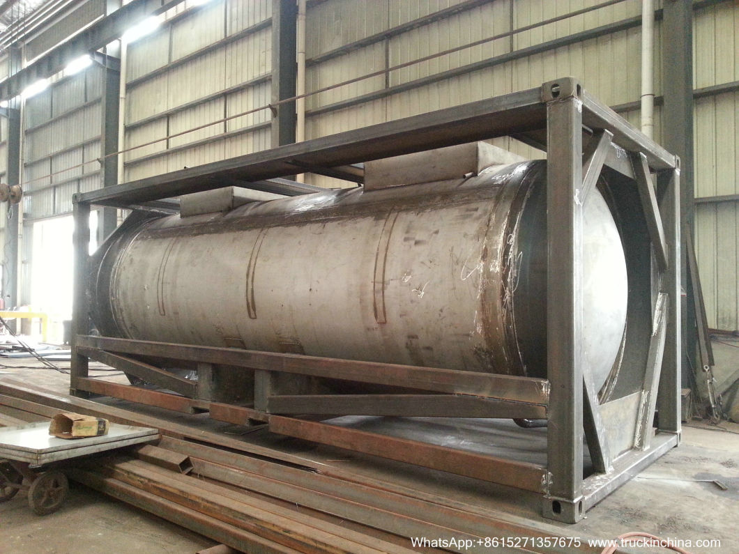 ISO 20feet Stainless Steel ISO Tank Container (For Edible Oil Liquid Food Alcohol Chili Sauce Transport )
