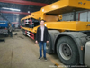 3 Germany BPW 14t Axles Low Bed Trailer 60 Tons Customizing with 20FT Container Locks (12.8*3*3m) CIF Momombasa