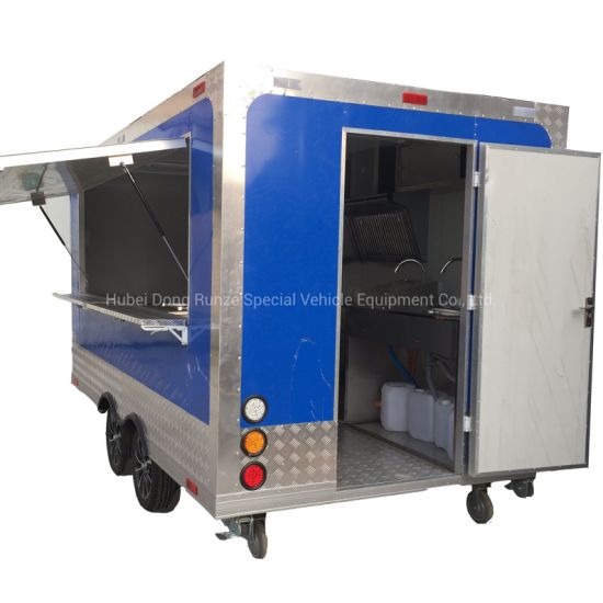 Mobile Food Trailer Customized Small Box Food Table Stainless Steel (All Window One Window, Two Window) Mobile Food Truck Design