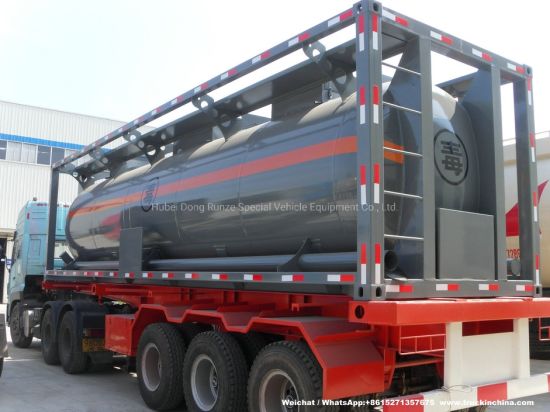 Class 3 Toxic Chemical Isotank (30FT Tank Container) for Trichlorosilane Sihcl3 Sicl4 Ticl4 Pcl3 25cbm-30cbm