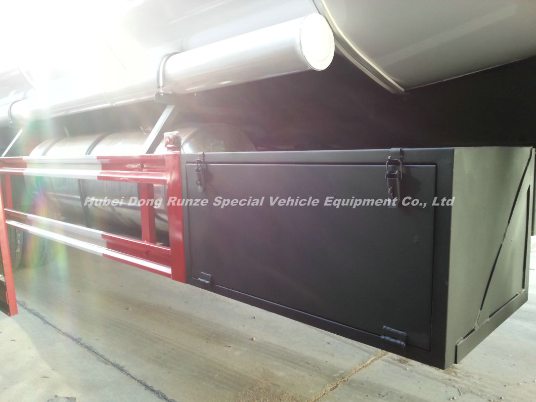 Hot Liquid Asphalt Tanker Trailer Truck 50, 000 Liters with Two Burner Heater Insulation Layer for Transport Bitumen, Liquid Asphalt, Coal Tar Oil, Crude Oil