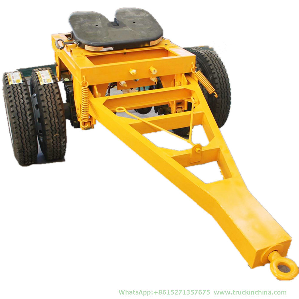 Customized 2-3 Axles Drawbar Full Trailer Dolly Trailer (Cargo Stake 10T -40T)