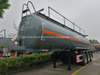 3 Axles Acid Tank Trailer for Sodium Hypochlorite Transport 29cbm Bleach