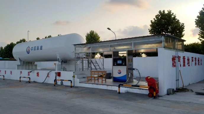 LNG Filling Plant Liquefied Natural Gas (LNG) Stations with Skid LNG Tank