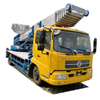 HOWO Truck Mounted Telescopic Ladder Truck for House Building Goods Lift and Download (House Furniture Moving Hydraulic 28 M Aerial Platform Ladder)