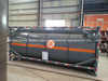 20FT Tank Container for Hydrochloric Acid, Sodium Hypochlorite Road Transportation 21cbm Export to Vietnam
