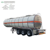 Aluminum Tanker Trailer 36000L~42000L 3 Axle Transport Food Cooking Oil Edible Oil