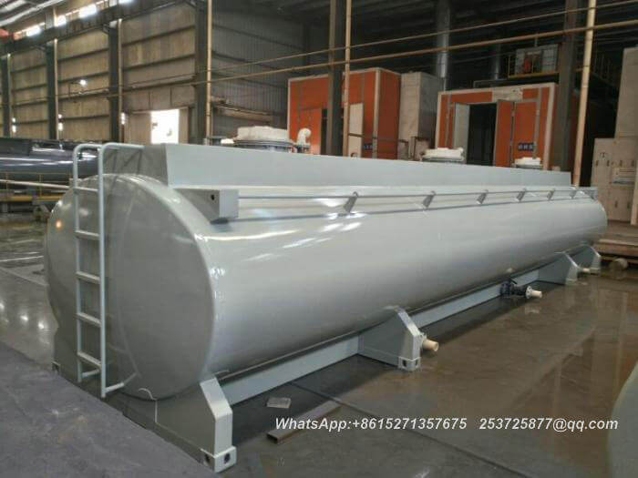 Trailer Mounted Hydrochloric Acid Tank Lined LLDPE 7042 21000 Liter, 22000 Liter, 25000 Liter