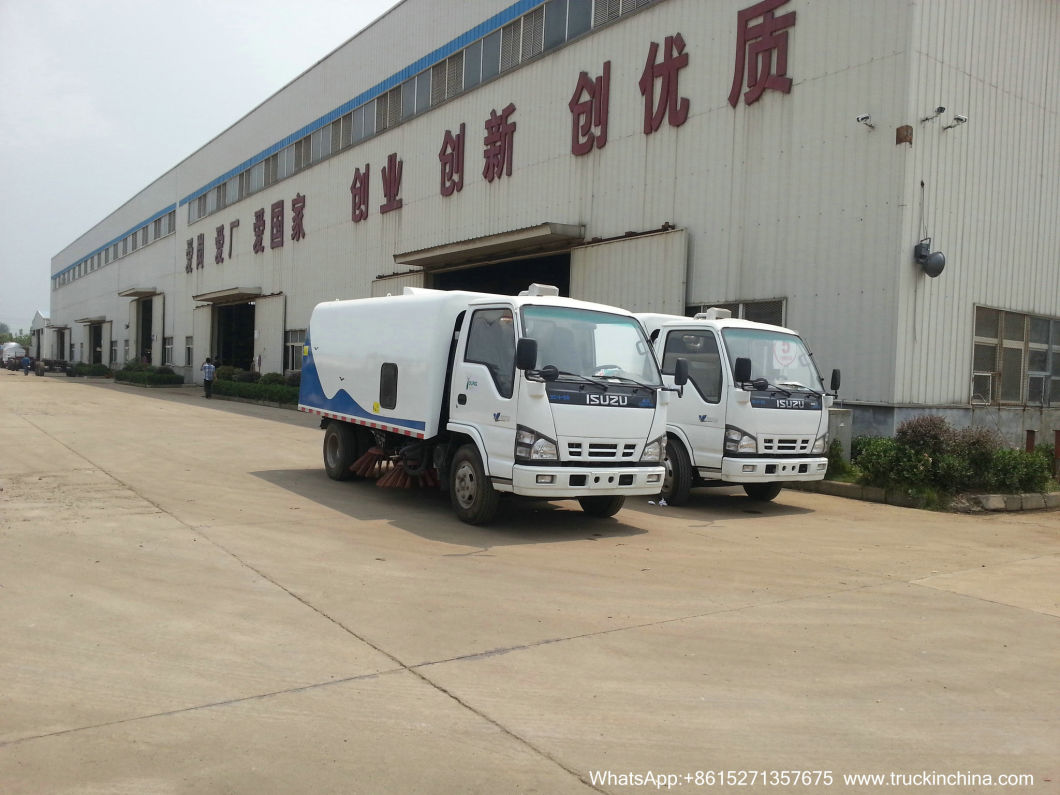 Isuzu Truck Road Sweeper (Vacuum road sweeper cleaner Truck, Sweeping Car)