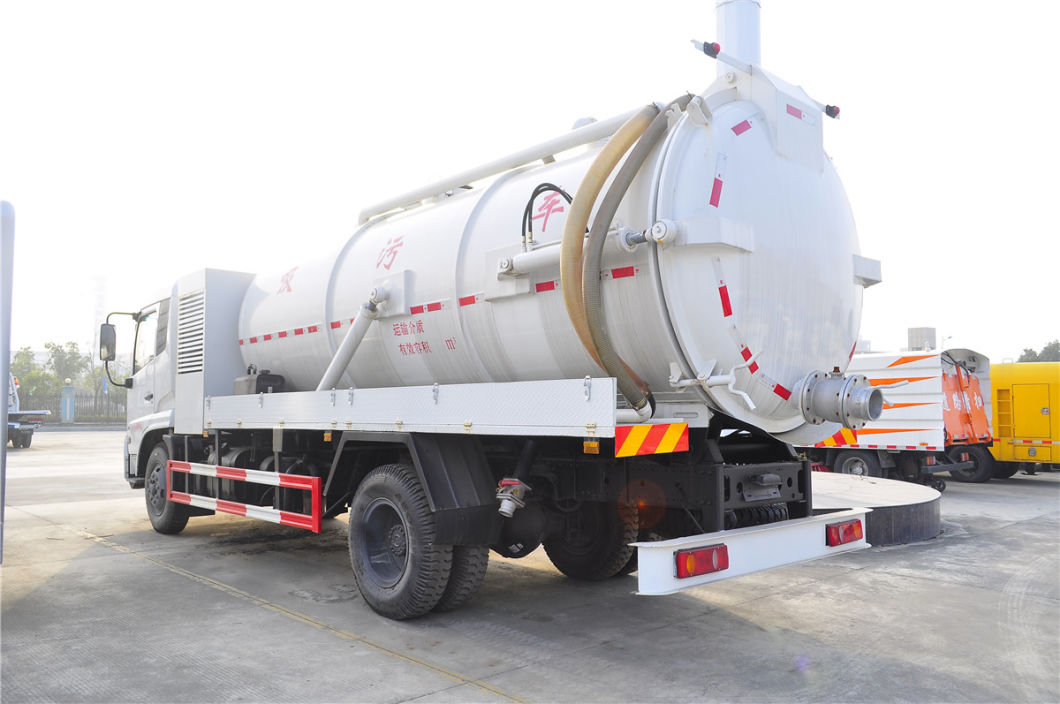Septic Tank Truck Vacuum Sewage Suction Pump, VAC Tanker Capacity 10cbm Rhd. LHD 4X4.4X2