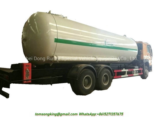 Wholesale Sino HOWO LPG Bobtail Truck 24, 000liters with LPG Pump Pto ...