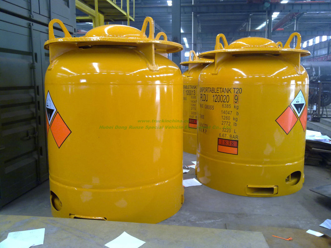 T20 Tank (UNPortable Tank) Un1838 - Cl4ti Titanium Tetrachloride 3220liters