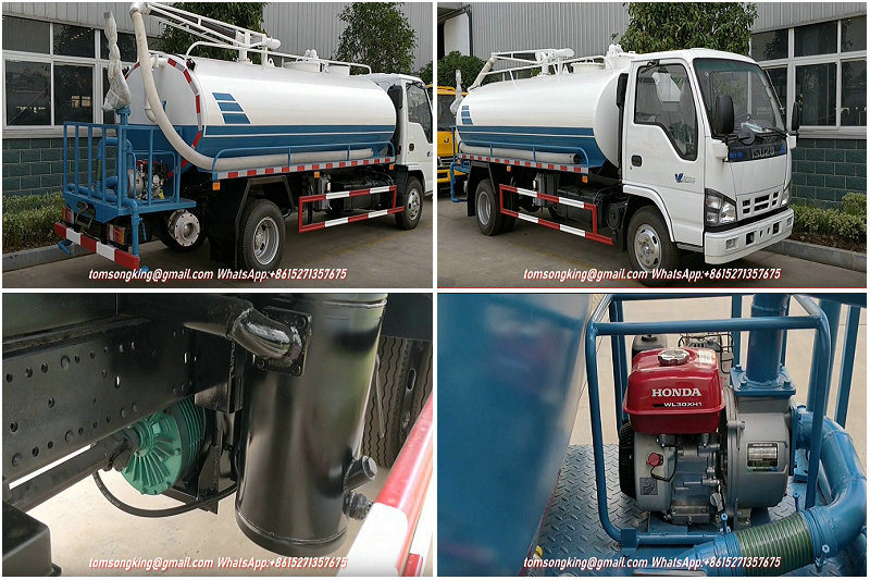 Vacuum Tank Body Septic-Emptier-Vacuum-Tanker-SKD-Kits-3, 000L - 10, 000litres