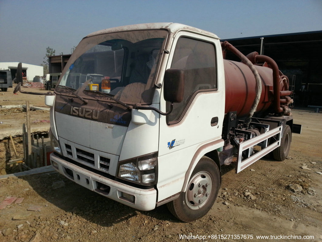 Samll 4X2 Isuzu Vacuum Tanker Septic Tank 3000L - 6000L