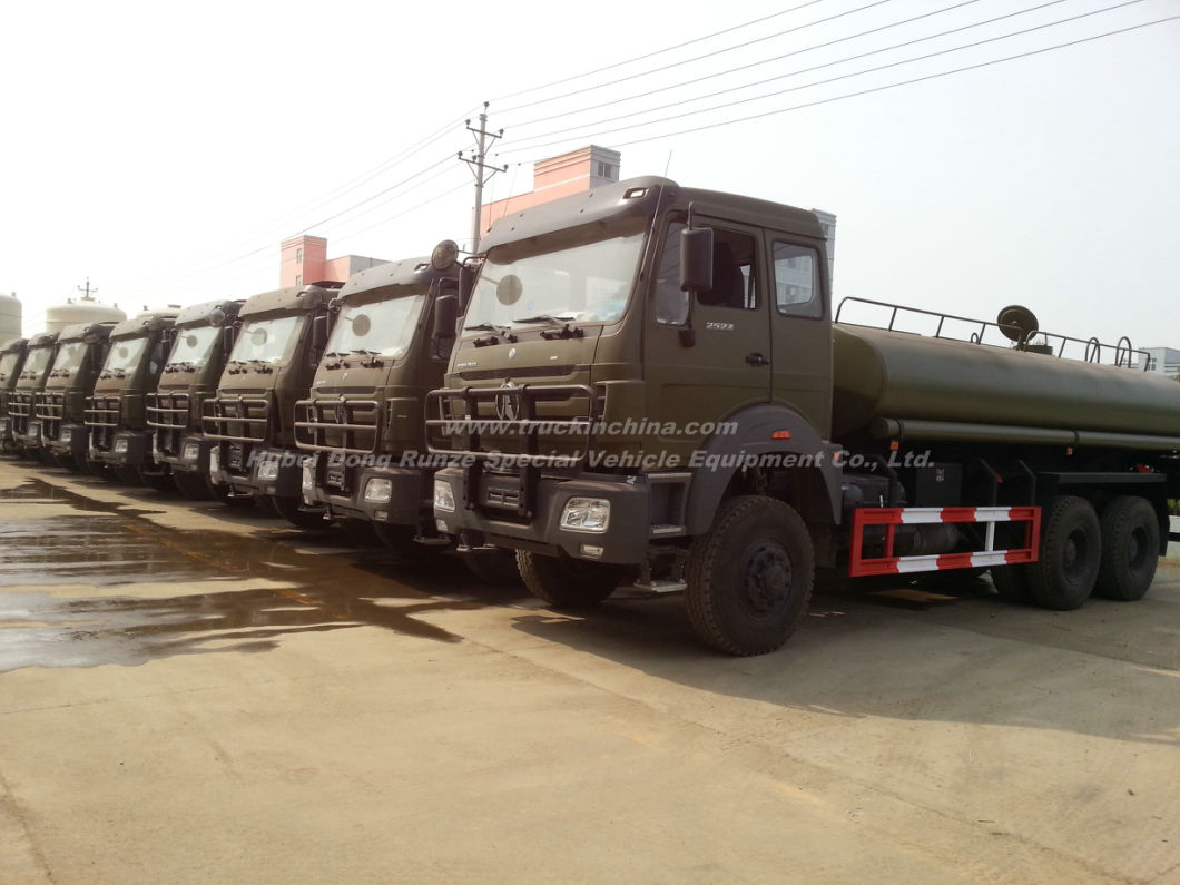 Beiben Water Tanker Truck (North Benz) Water Tank 18 - 25cbm Good for Rought Road Transport Drinking Water Offroad All Wheels Drive 6X6 .6X4.LHD.Rhd.2529.2538