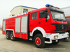 Double Cabin Beiben Fire Truck Water Foam Fire Fighting Truck off Road 6X4 - 6X6 Awd Fire Tender Fire Pumper (9000Liter Water 1800Liter Foam Tank) for Sale