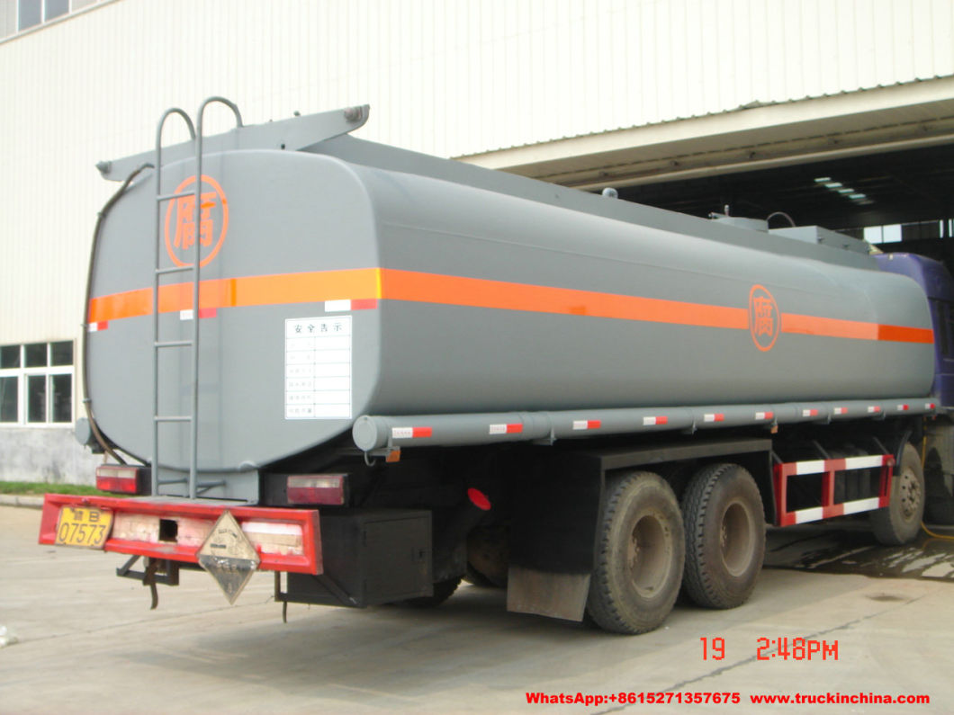 Dongfeng Chemical Tanker Truck Hydrochloric Acid Tank (16000 -25000Liters Steel Lined LLDPE Tank) for Chemical Factory Transport