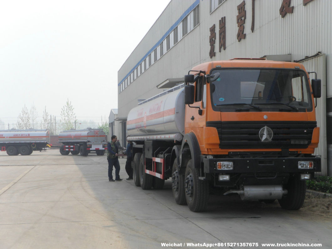 North Benz Tanker 33000 Liters Fuel Oil Tank Truck (8X4 Mobile Refueling Tanker)