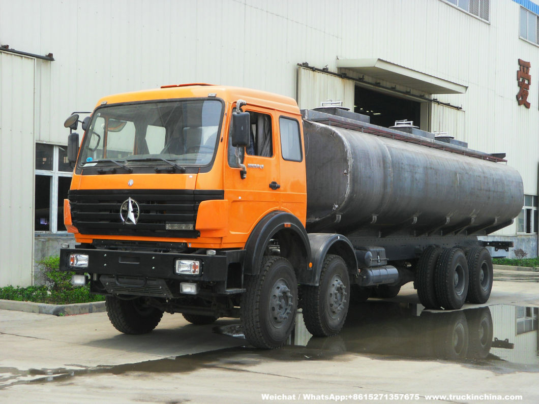 Beiben (North Benz 8X4 Tanker) 30000L +15000 Liters Fuel Tank Truck with Full Tank Trailer