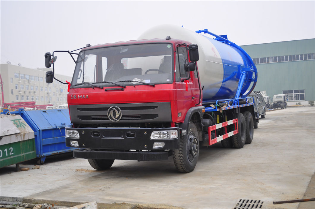 Dongfeng Sewage Tanker Truck 18000liters VAC Tank for Sewer Sucking Septic LHD. Rhd 6X4.6X6