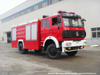 Double Cabin Beiben 4X4 Water Tanker Fire Truck for Sale (Fire Pumper, Fire Fighting Vehicle, Fire Tender)