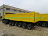 6 Axles Trailer Tipper 80ton-100ton Heavy-Duty for 100 Ton Mangenese and Bauxite Ores Transport