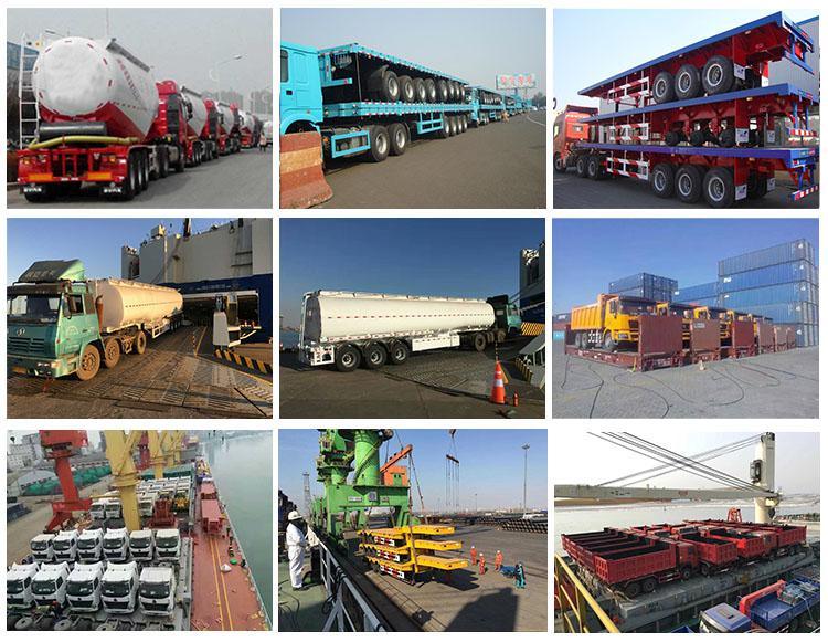 6 Axles Trailer Tipper 80ton-100ton Heavy-Duty for 100 Ton Mangenese and Bauxite Ores Transport