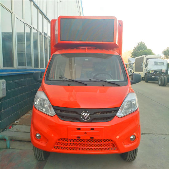 Mini P4 LED Display Truck Foton LED Billboard Van